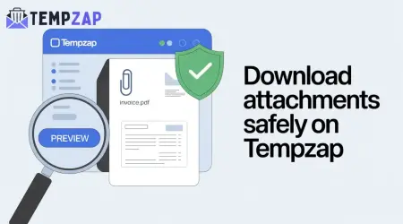 How to Download Attachments Safely on TempZap